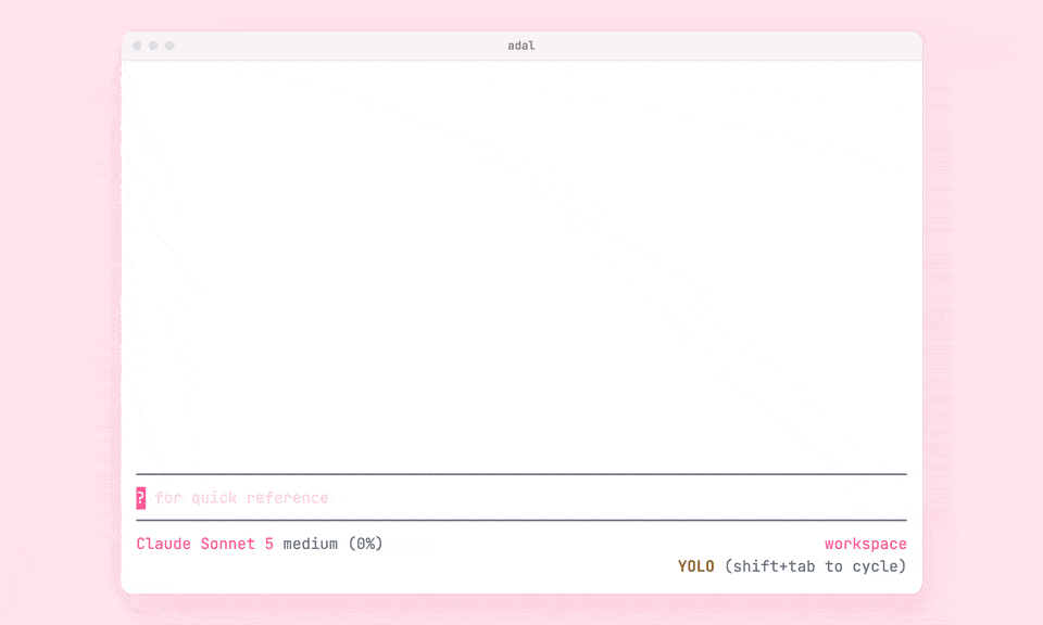 AdaL opening an X profile in the user's own signed-in Edge and reading the latest post